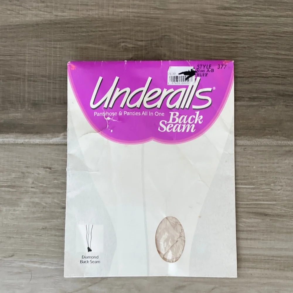 New Vintage Underalls A/B Buff Back Seam Pantyhose